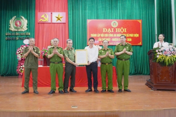 Ninh Bình: Thành lập Hội Cựu CAND xã Phát Diệm, nhiệm kỳ 2026 - 2030