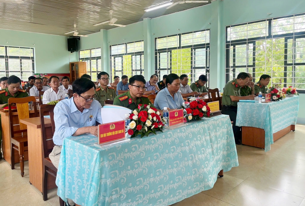 Phát huy vai trò của cựu Công an trong giữ gìn an ninh trật tự cơ sở