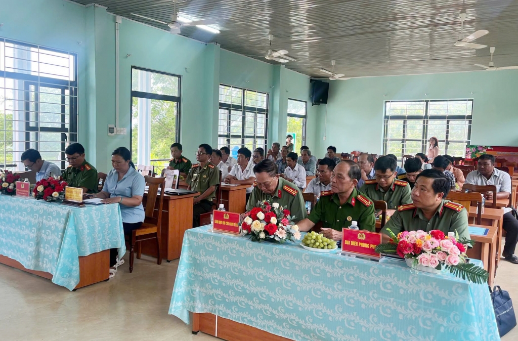 Phát huy vai trò của cựu Công an trong giữ gìn an ninh trật tự cơ sở