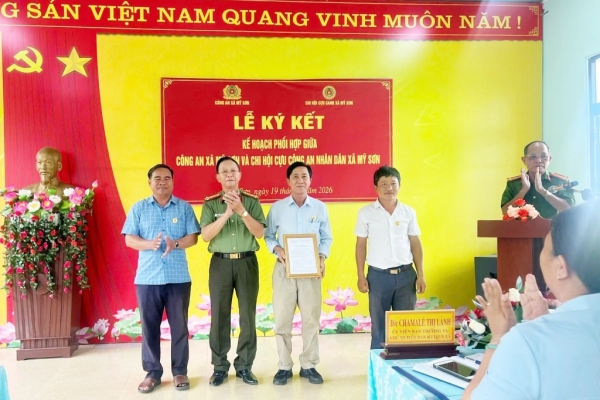 Phát huy vai trò của cựu Công an trong giữ gìn an ninh trật tự cơ sở