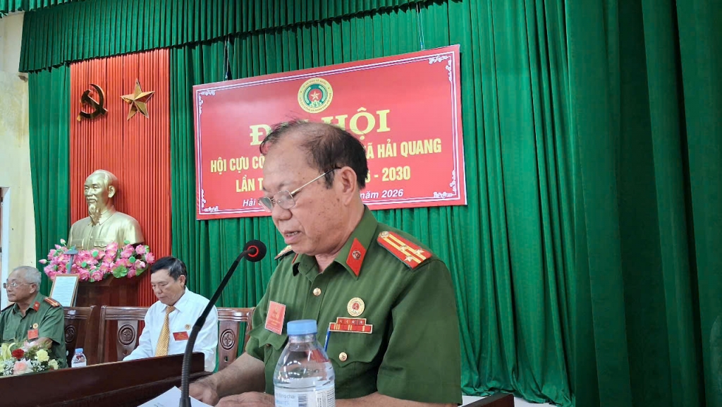 Ninh Bình: Thành lập Hội Cựu CAND xã Hải Quang, nhiệm kỳ 2026 - 2030