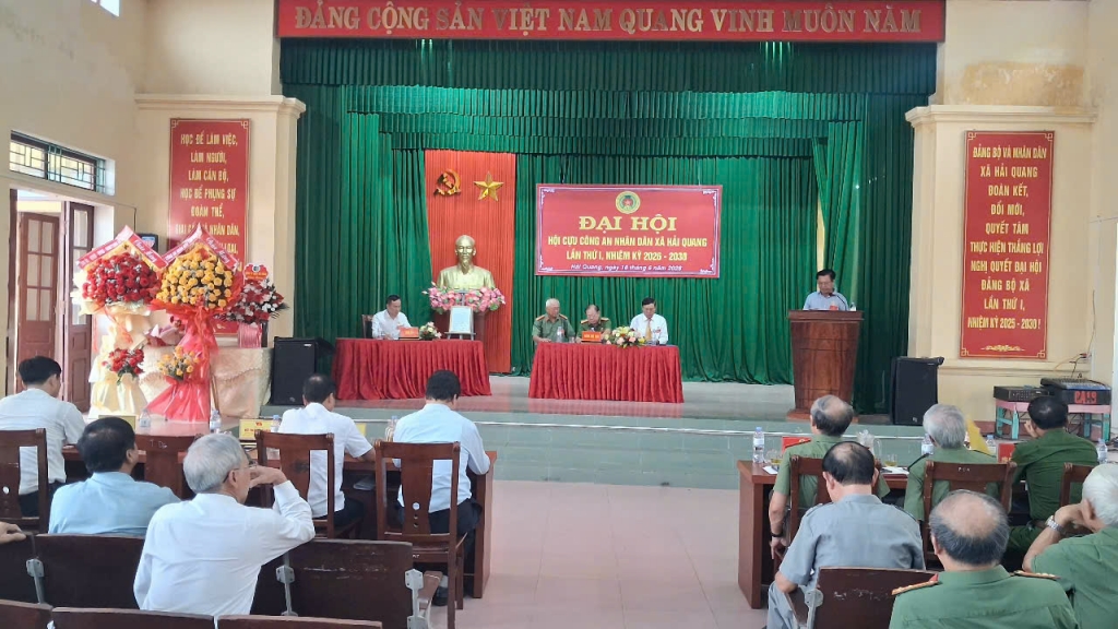 Ninh Bình: Thành lập Hội Cựu CAND xã Hải Quang, nhiệm kỳ 2026 - 2030