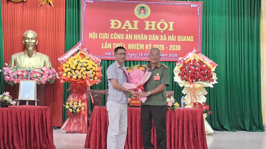Ninh Bình: Thành lập Hội Cựu CAND xã Hải Quang, nhiệm kỳ 2026 - 2030