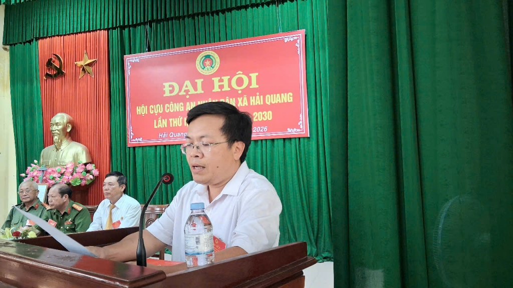 Ninh Bình: Thành lập Hội Cựu CAND xã Hải Quang, nhiệm kỳ 2026 - 2030