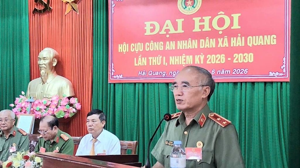 Ninh Bình: Thành lập Hội Cựu CAND xã Hải Quang, nhiệm kỳ 2026 - 2030