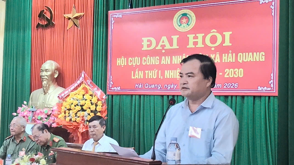 Ninh Bình: Thành lập Hội Cựu CAND xã Hải Quang, nhiệm kỳ 2026 - 2030