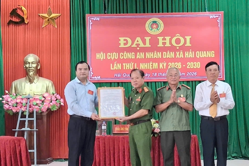 Ninh Bình: Thành lập Hội Cựu CAND xã Hải Quang, nhiệm kỳ 2026 - 2030