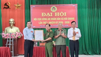 Ninh Bình: Thành lập Hội Cựu CAND xã Hải Quang, nhiệm kỳ 2026 - 2030
