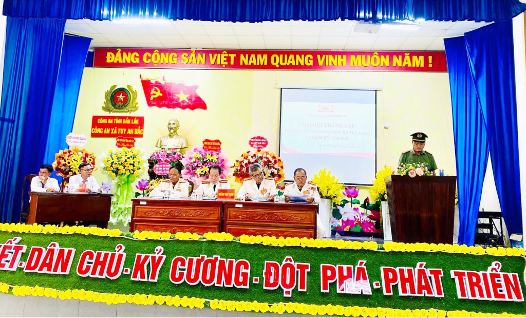 Đắk Lắk: Thành lập Hội Cựu CAND xã Tuy An Bắc, nhiệm kỳ 2026 - 2031