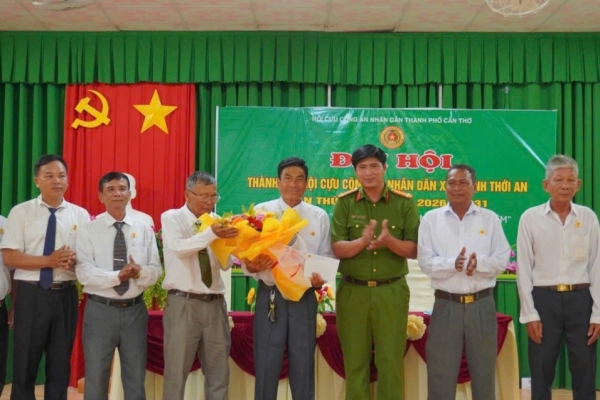 Cần Thơ: Thành lập Hội Cựu CAND xã Thạnh Thới An, nhiệm kỳ 2026 - 2031