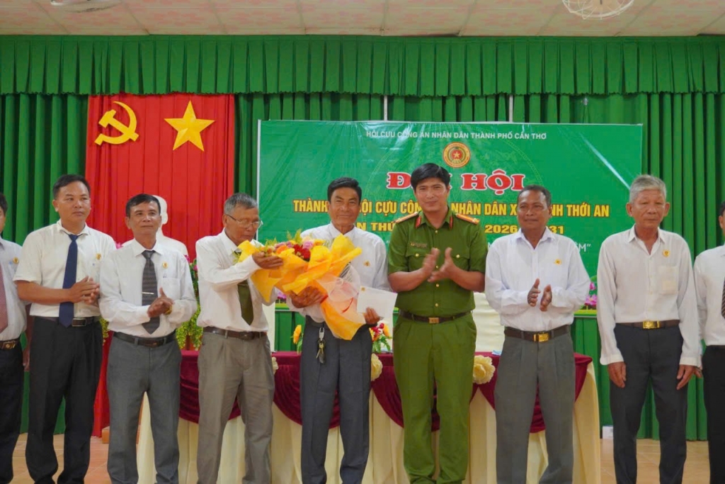 Cần Thơ: Thành lập Hội Cựu CAND xã Thạnh Thới An, nhiệm kỳ 2026 - 2031