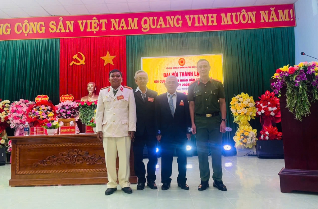 Đắk Lắk: Thành lập Hội Cựu CAND xã Phú Mỡ, nhiệm kỳ 2026 - 2031