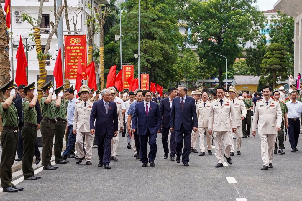 Tổng Bí thư, Chủ tịch nước Tô Lâm dự Lễ kỷ niệm 80 năm Ngày truyền thống Học viện An ninh nhân dân