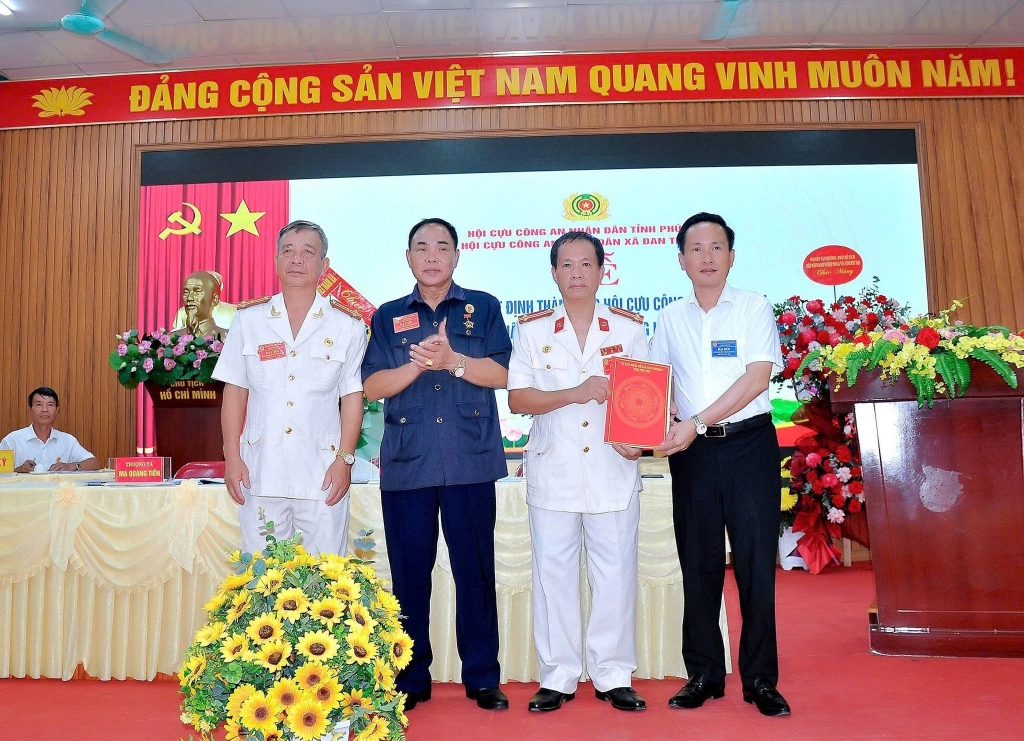 Phú Thọ: Thành lập Hội Cựu CAND xã Đan Thượng, nhiệm kỳ 2026 - 2031