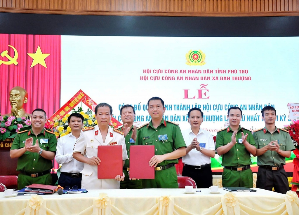Phú Thọ: Thành lập Hội Cựu CAND xã Đan Thượng, nhiệm kỳ 2026   2031