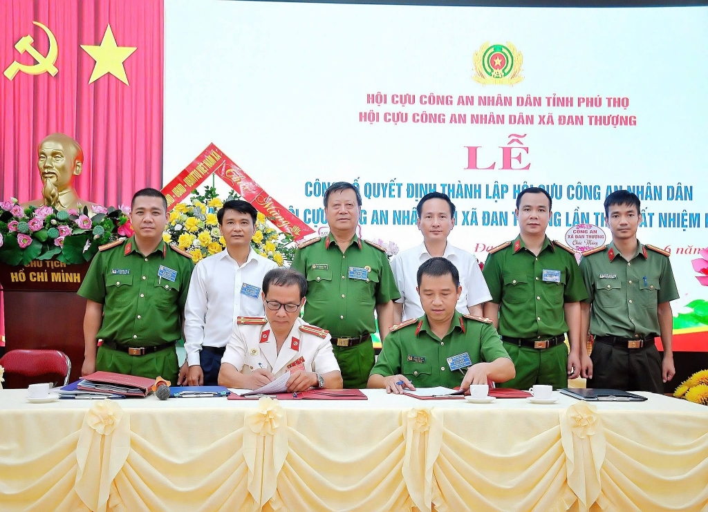 Phú Thọ: Thành lập Hội Cựu CAND xã Đan Thượng, nhiệm kỳ 2026   2031