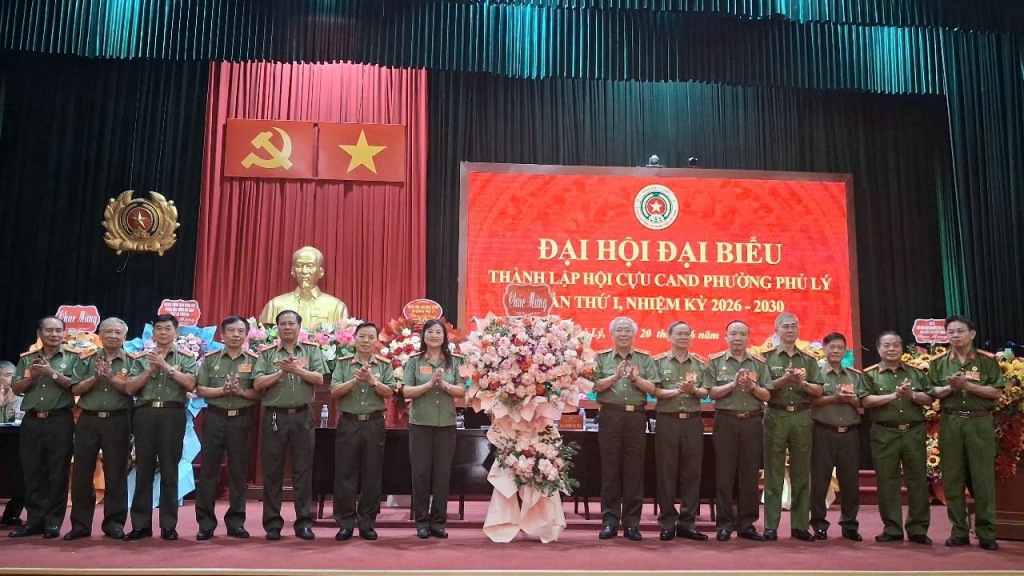Ninh Bình: Thành lập Hội Cựu CAND phường Phủ Lý, nhiệm kỳ 2026 - 2030