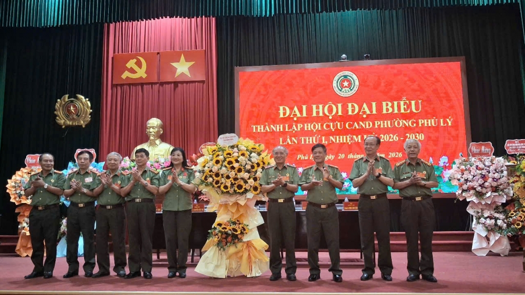 Ninh Bình: Thành lập Hội Cựu CAND phường Phủ Lý, nhiệm kỳ 2026 - 2030