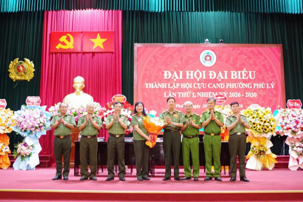 Ninh Bình: Thành lập Hội Cựu CAND phường Phủ Lý, nhiệm kỳ 2026 - 2030