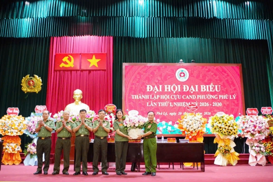 Ninh Bình: Thành lập Hội Cựu CAND phường Phủ Lý, nhiệm kỳ 2026 - 2030