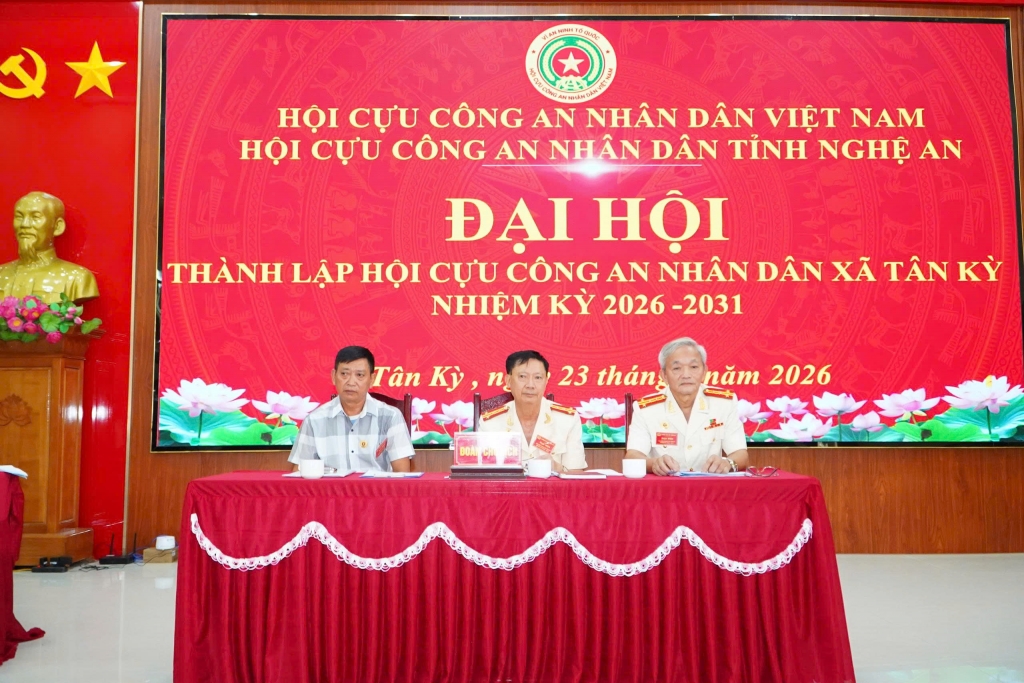 Nghệ An: Thành lập Hội Cựu CAND xã Tân Kỳ, nhiệm kỳ 2026 - 2031