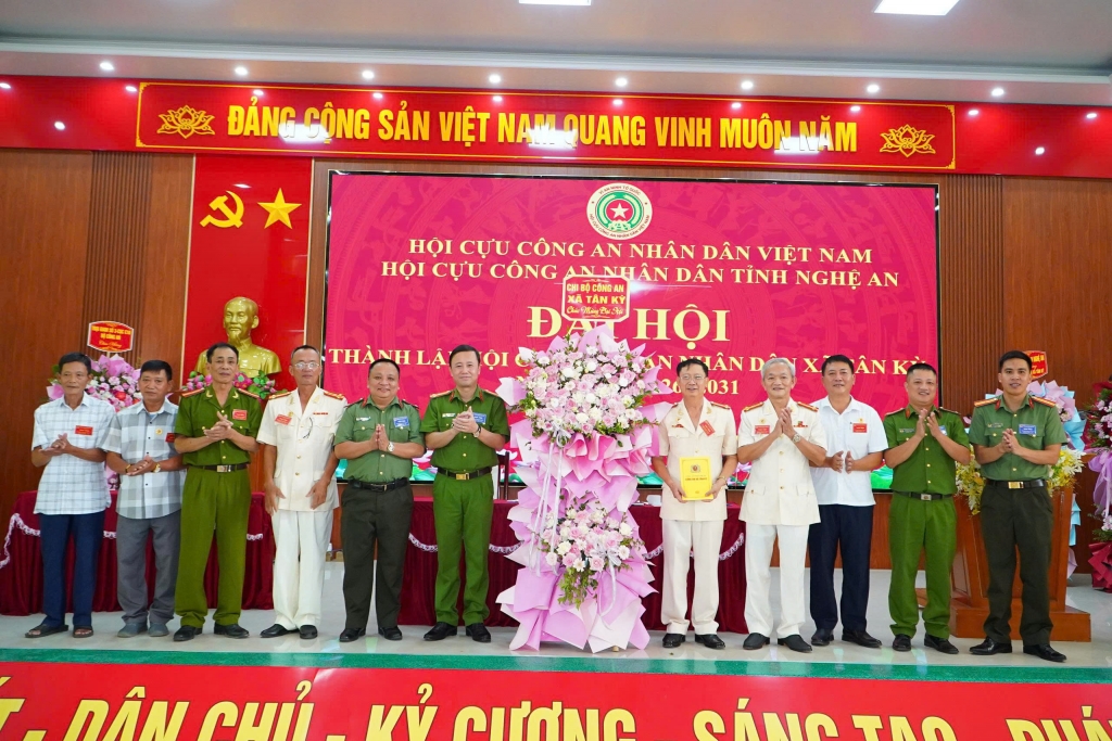 Nghệ An: Thành lập Hội Cựu CAND xã Tân Kỳ, nhiệm kỳ 2026 - 2031