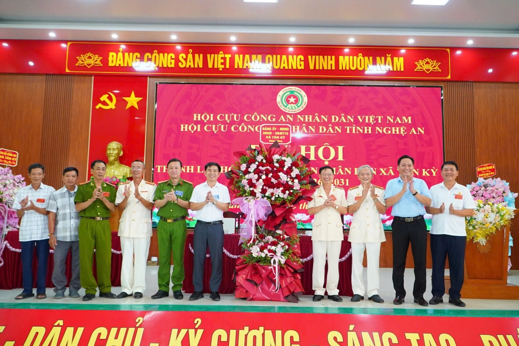 Nghệ An: Thành lập Hội Cựu CAND xã Tân Kỳ, nhiệm kỳ 2026 - 2031
