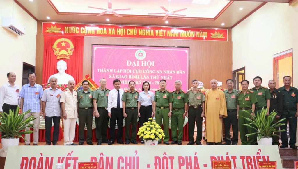 Ninh Bình: Thành lập Hội Cựu CAND xã Giao Bình, nhiệm kỳ 2026 - 2030