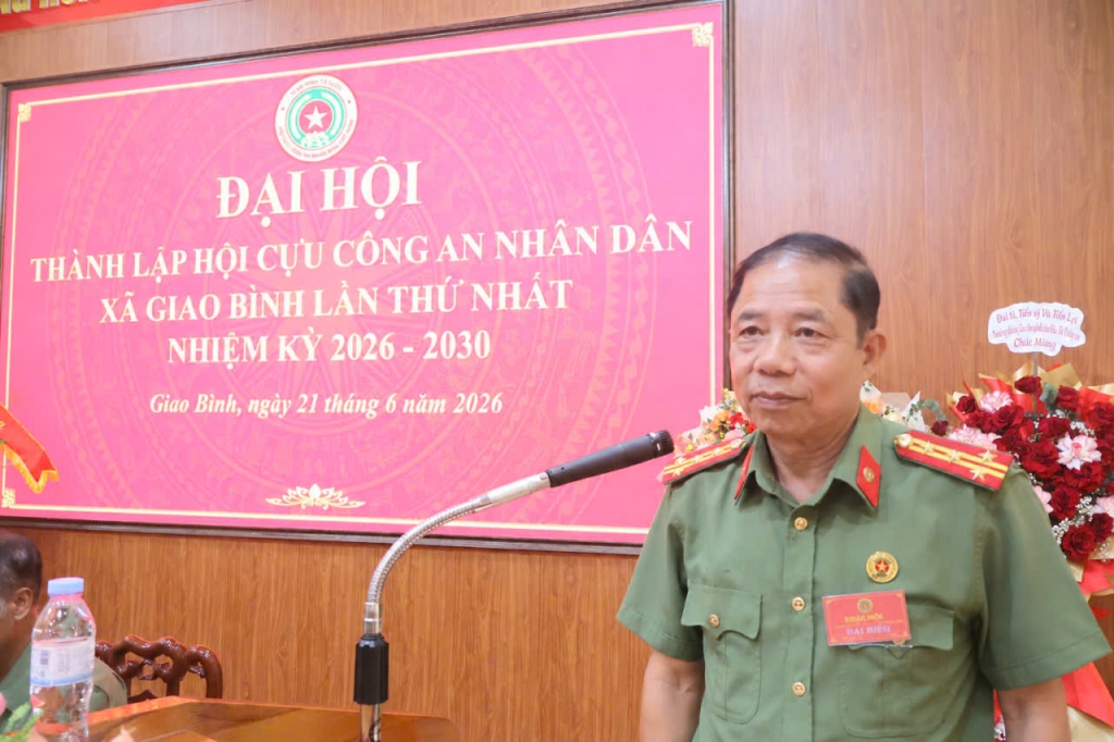 Ninh Bình: Thành lập Hội Cựu CAND xã Giao Bình, nhiệm kỳ 2026 - 2030