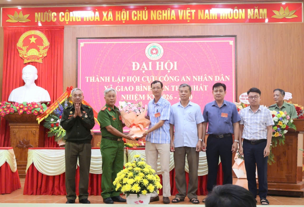 Ninh Bình: Thành lập Hội Cựu CAND xã Giao Bình, nhiệm kỳ 2026 - 2030