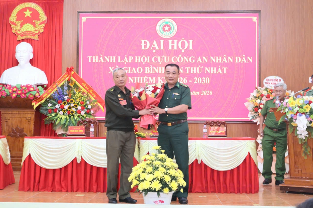 Ninh Bình: Thành lập Hội Cựu CAND xã Giao Bình, nhiệm kỳ 2026 - 2030