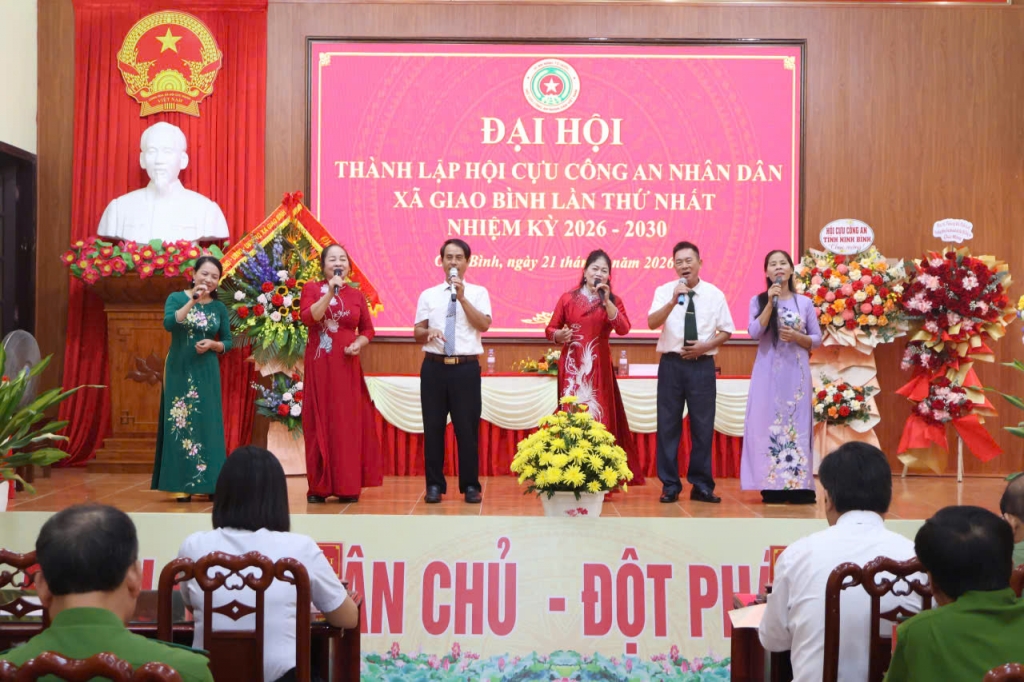 Ninh Bình: Thành lập Hội Cựu CAND xã Giao Bình, nhiệm kỳ 2026 - 2030
