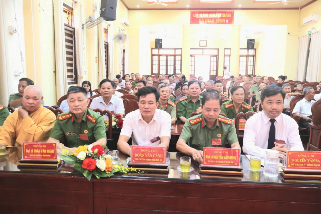 Ninh Bình: Thành lập Hội Cựu CAND xã Giao Bình, nhiệm kỳ 2026 - 2030
