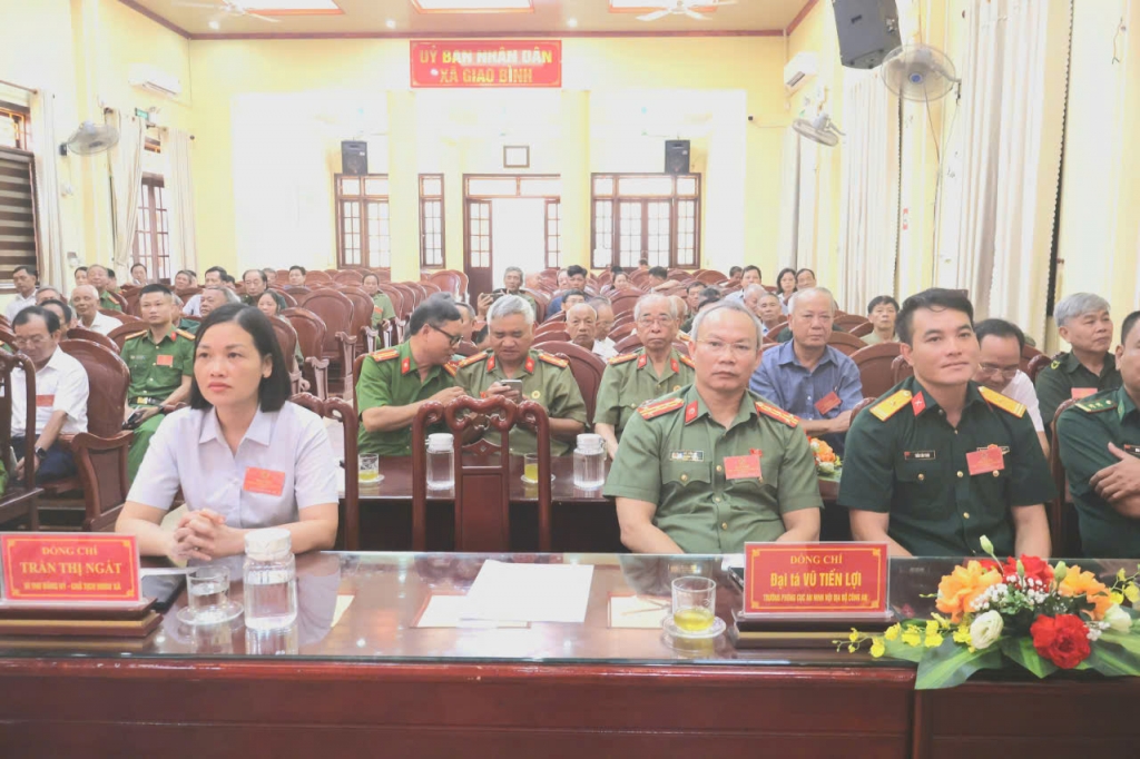 Ninh Bình: Thành lập Hội Cựu CAND xã Giao Bình, nhiệm kỳ 2026 - 2030