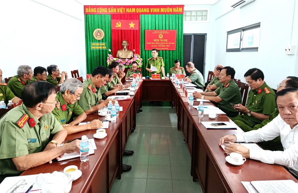 Hội Cựu CAND tỉnh Khánh Hòa đạt nhiều kết quả trong 6 tháng đầu năm 2026