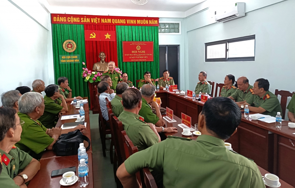 Hội Cựu CAND tỉnh Khánh Hòa đạt nhiều kết quả trong 6 tháng đầu năm 2026