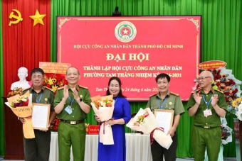 TP.HCM: Thành lập Hội Cựu CAND phường Tam Thắng, nhiệm kỳ 2026 - 2031