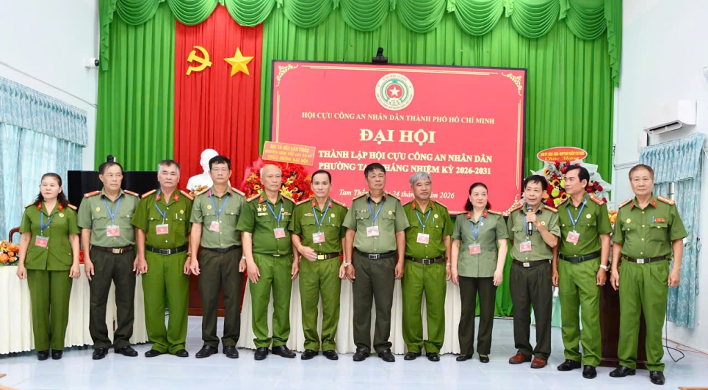 TP.HCM: Thành lập Hội Cựu CAND phường Tam Thắng, nhiệm kỳ 2026 - 2031