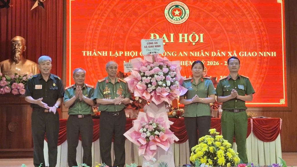 Ninh Bình: Thành lập Hội Cựu CAND xã Giao Ninh, nhiệm kỳ 2026 - 2031
