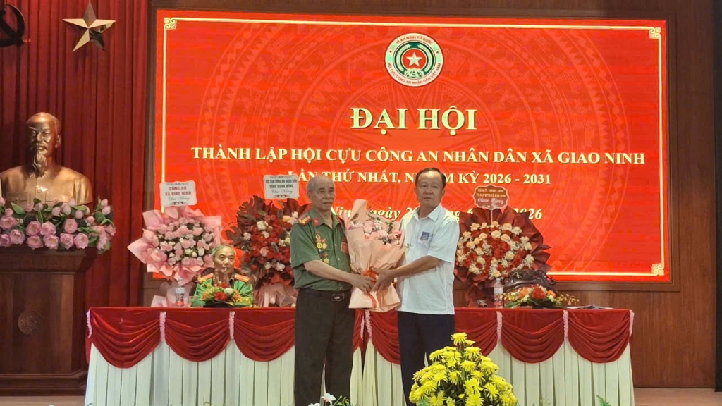 Ninh Bình: Thành lập Hội Cựu CAND xã Giao Ninh, nhiệm kỳ 2026 - 2031