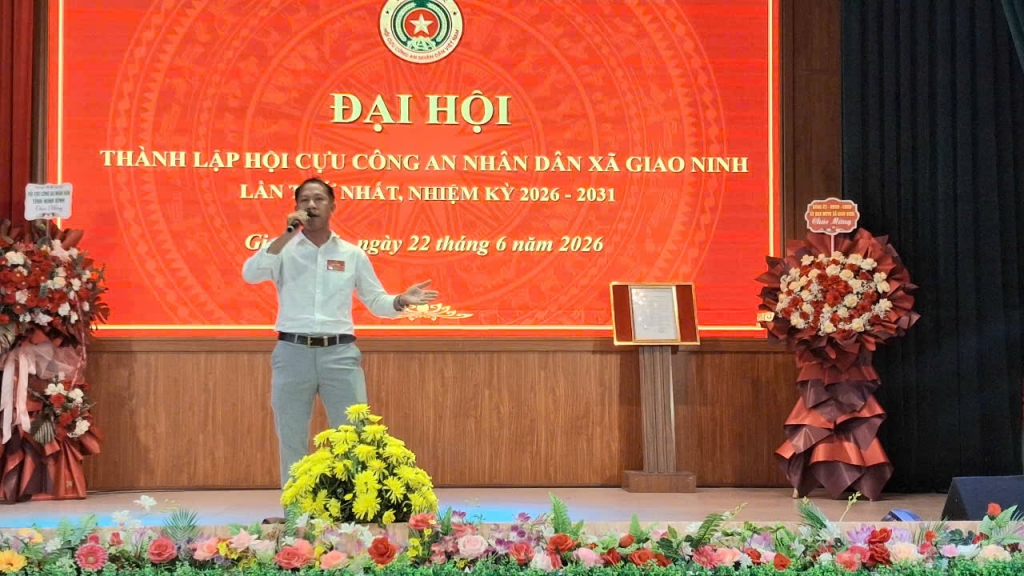 Ninh Bình: Thành lập Hội Cựu CAND xã Giao Ninh, nhiệm kỳ 2026 - 2031