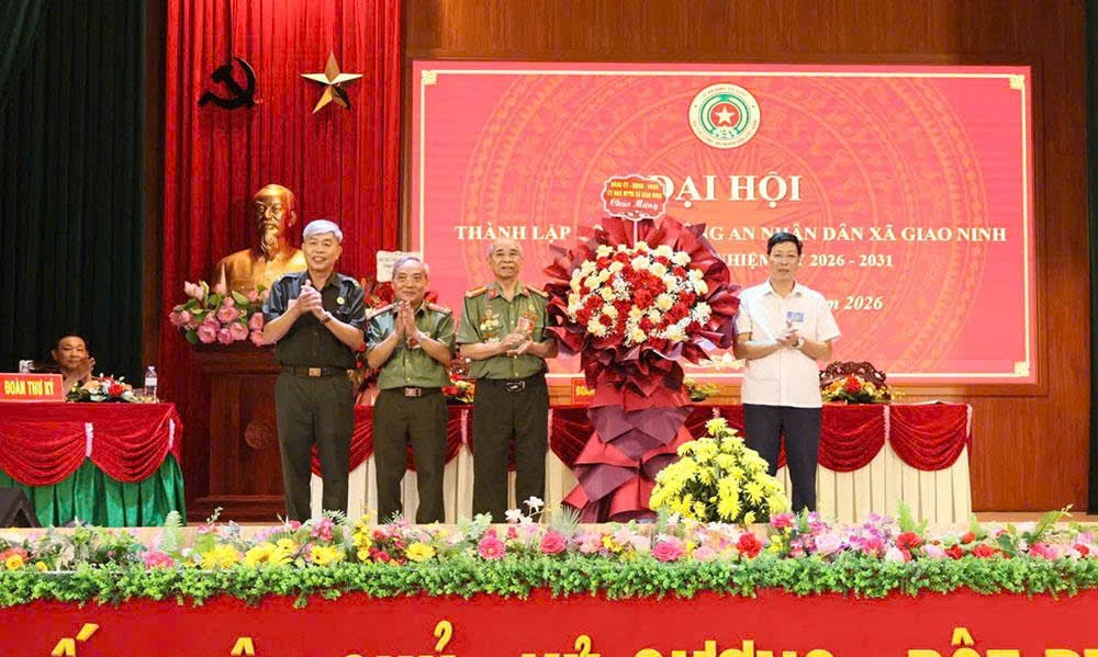 Ninh Bình: Thành lập Hội Cựu CAND xã Giao Ninh, nhiệm kỳ 2026 - 2031