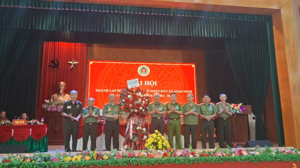 Ninh Bình: Thành lập Hội Cựu CAND xã Giao Ninh, nhiệm kỳ 2026 - 2031