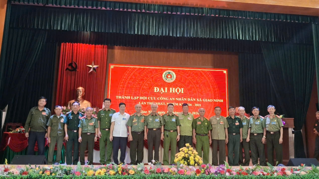 Ninh Bình: Thành lập Hội Cựu CAND xã Giao Ninh, nhiệm kỳ 2026 - 2031