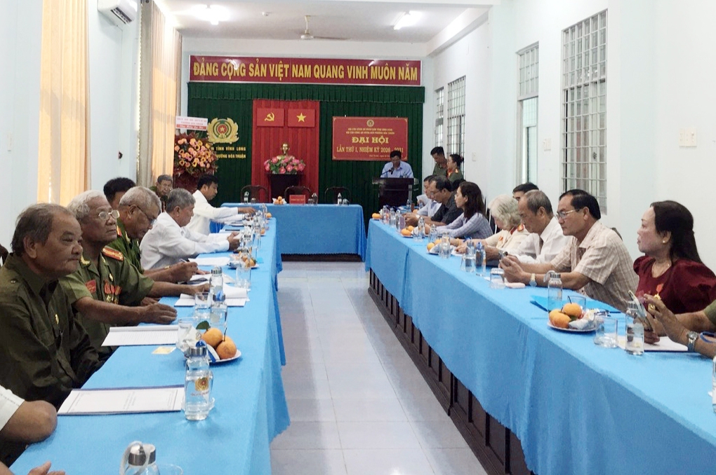 Vĩnh Long: Thành lập Hội Cựu CAND phường Hòa Thuận, nhiệm kỳ 2026 - 2031