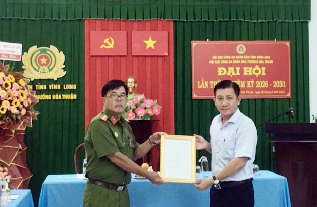 Vĩnh Long: Thành lập Hội Cựu CAND phường Hòa Thuận, nhiệm kỳ 2026 - 2031