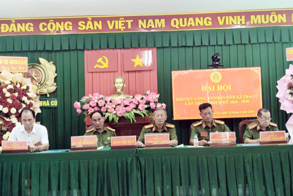 Vĩnh Long: Thành lập Hội Cựu CAND xã Trà Cú, nhiệm kỳ 2026 - 2031