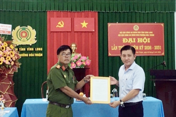Vĩnh Long: Thành lập Hội Cựu CAND phường Hòa Thuận, nhiệm kỳ 2026 - 2031