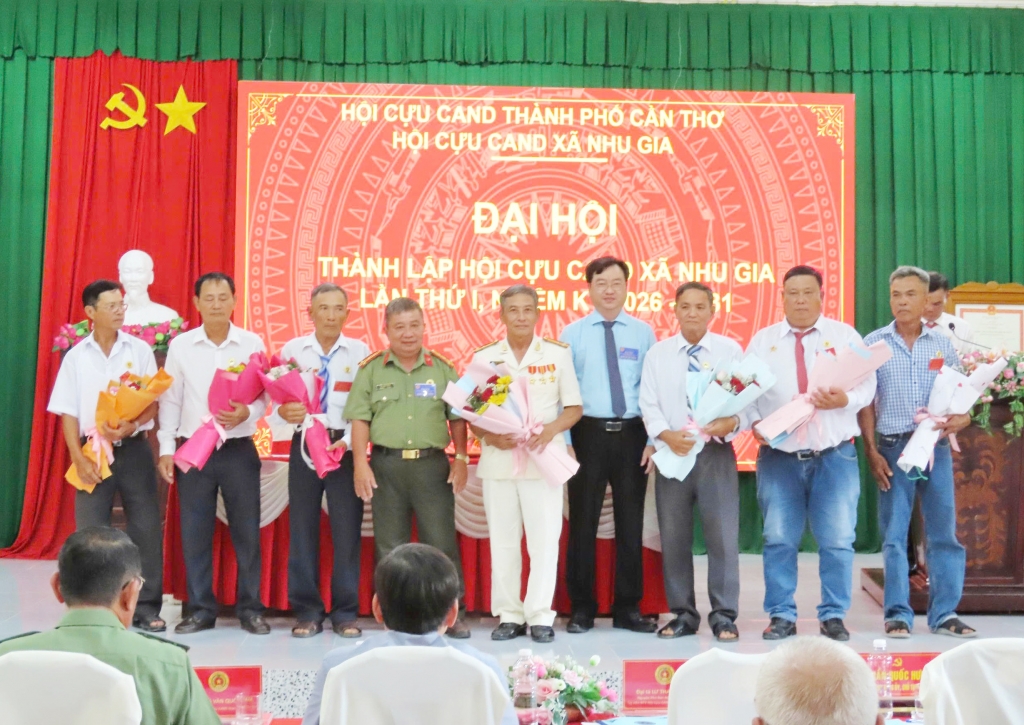 Cần Thơ: Thành lập Hội Cựu CAND xã Nhu Gia, nhiệm kỳ 2026 - 2031