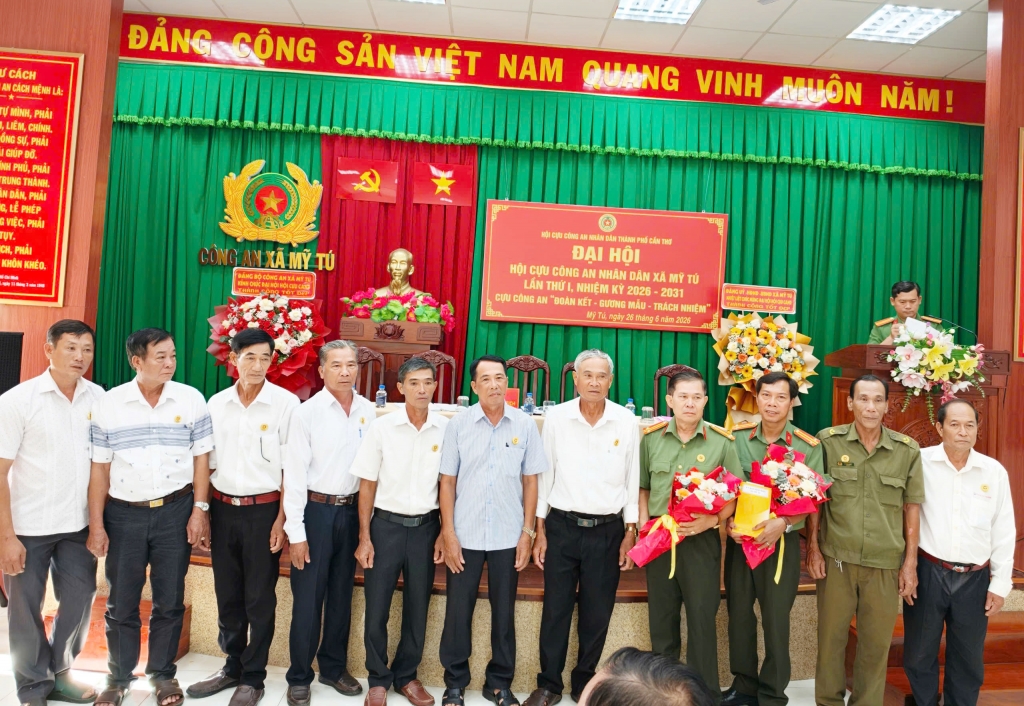 Cần Thơ: Thành lập Hội Cựu CAND xã Mỹ Tú, nhiệm kỳ 2026 - 2031